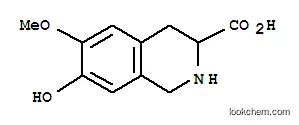 Molecular Structure of 76824-93-6 (1,2,3,4-TETRAHYDRO-7-HYDROXY-6-METHOXY-3-ISOQUINOLINE CARBOXYLIC ACID)