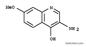 Molecular Structure of 768347-24-6 (4-Quinolinol,3-amino-7-methoxy-(9CI))