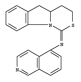 (+-)-N-(3,4,4A,5-TETRAHYDRO-1H-[1,3]-THIAZINO[3,4-A]INDOL-1-YLIDENE)-5 -ISOQUINOLINAMINE