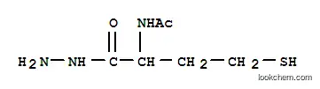 Molecular Structure of 77076-41-6 (2-ACETAMIDO-4-MERCAPTOBUTANOIC ACID HYDRAZIDE)