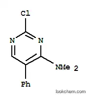 Molecular Structure of 771555-68-1 (2-chloro-N,N-dimethyl-5-phenylpyrimidin-4-amine)
