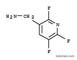 Molecular Structure of 771582-56-0 (3-Pyridinemethanamine,2,5,6-trifluoro-(9CI))