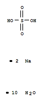 Sulfuric acid sodiumsalt (1:2), hydrate (1:10)
