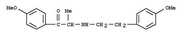 1-Propanone,1-(4-methoxyphenyl)-2-[[2-(4-methoxyphenyl)ethyl]amino]-