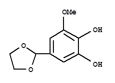 1,2-BENZENEDIOL,5-(1,3-DIOXOLAN-2-YL)-3-METHOXY-