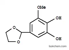 Molecular Structure of 773094-37-4 (1,2-Benzenediol, 5-(1,3-dioxolan-2-yl)-3-methoxy- (9CI))