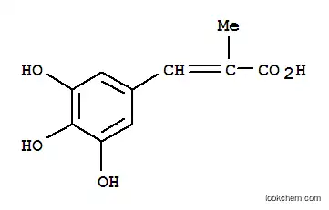 Molecular Structure of 773120-48-2 (2-Propenoic acid, 2-methyl-3-(3,4,5-trihydroxyphenyl)- (9CI))