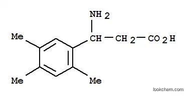 Molecular Structure of 773122-62-6 (3-(2,4,5-TRIMETHYLPHENYL)-BETA-ALANINE)