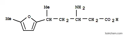 Molecular Structure of 773123-53-8 (2-Furanpentanoicacid,bta-amino-delta,5-dimethyl-(9CI))