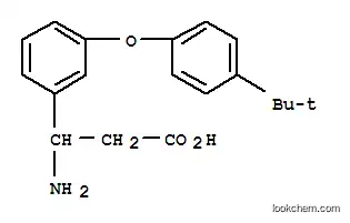 Molecular Structure of 773125-02-3 (3-AMINO-3-[3-(4-TERT-BUTYL-PHENOXY)-PHENYL]-PROPIONIC ACID)