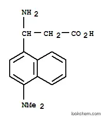 Molecular Structure of 773125-13-6 (3-AMINO-3-(4-DIMETHYLAMINO-NAPHTHALEN-1-YL)-PROPIONIC ACID)
