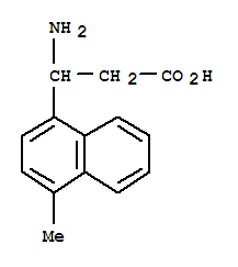 1-Naphthalenepropanoicacid, b-amino-4-methyl-