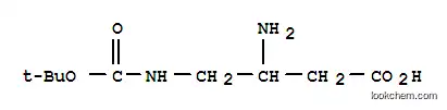 Molecular Structure of 773126-09-3 (Butanoic acid, 3-amino-4-[[(1,1-dimethylethoxy)carbonyl]amino]- (9CI))