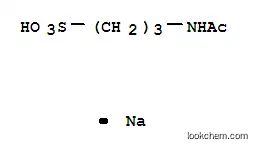 Molecular Structure of 77337-70-3 (sodium 3-(acetylamino)propanesulphonate)