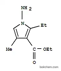 1H-Pyrrole-3-carboxylicacid,1-amino-2-ethyl-4-methyl-,ethylester(9CI)