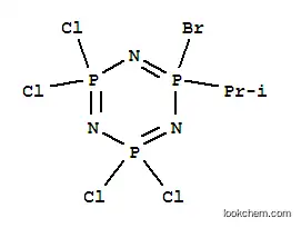 Molecular Structure of 77589-28-7 (1-Propyl-1-bromotetrachlorocyclotriphosphazene)