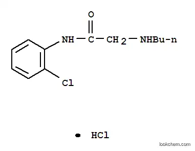 Molecular Structure of 77791-55-0 (butyl-[(2-chlorophenyl)carbamoylmethyl]azanium chloride)