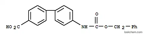 Molecular Structure of 778601-54-0 (4'-BENZYLOXYCARBONYLAMINO-BIPHENYL-4-CARBOXYLIC ACID)