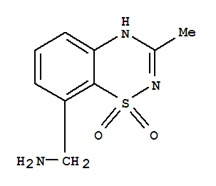 2H-1,2,4-BENZOTHIADIAZINE-8-METHANAMINE,3-METHYL-,1,1-DIOXIDE