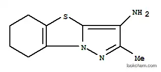 Molecular Structure of 779293-70-8 (Pyrazolo[5,1-b]benzothiazol-3-amine, 5,6,7,8-tetrahydro-2-methyl- (9CI))