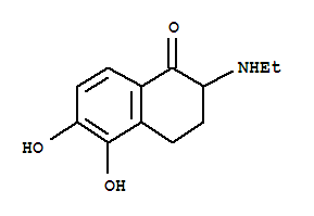 1(2H)-NAPHTHALENONE,2-(ETHYLAMINO)-3,4-DIHYDRO-5,6-DIHYDROXY-
