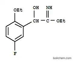 Molecular Structure of 779991-58-1 (Benzeneethanimidic  acid,  2-ethoxy-5-fluoro--alpha--hydroxy-,  ethyl  ester  (9CI))