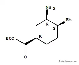 Molecular Structure of 780006-84-0 (Cyclohexanecarboxylic acid, 3-amino-4-ethyl-, ethyl ester, (1alpha,3alpha,4alpha)- (9CI))