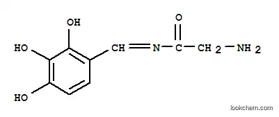 Molecular Structure of 780695-97-8 (Acetamide, 2-amino-N-[(2,3,4-trihydroxyphenyl)methylene]- (9CI))