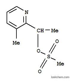 Molecular Structure of 780803-61-4 (2-Pyridinemethanol,alpha,3-dimethyl-,methanesulfonate(ester)(9CI))