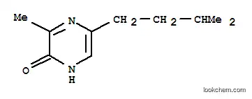 Molecular Structure of 78246-09-0 (2(1H)-Pyrazinone,3-methyl-5-(3-methylbutyl)-(9CI))