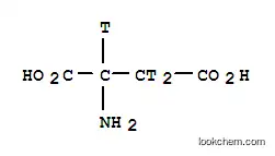 Molecular Structure of 78333-14-9 (ASPARTIC ACID, D-[2,3-3H])