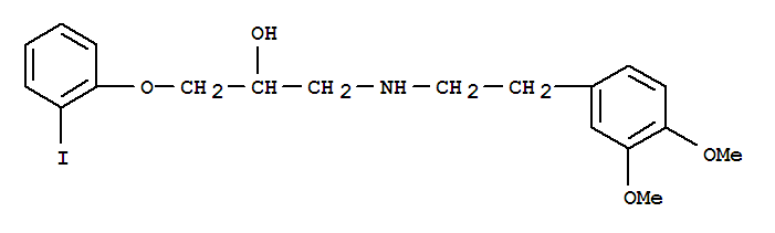 3-(2-IODOPHENOXY)-1-((3,4-DIMETHOXYPHENYLETHYL)AMINO)PROPAN-2-OL
