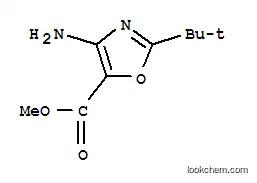 Molecular Structure of 785806-30-6 (5-Oxazolecarboxylicacid,4-amino-2-(1,1-dimethylethyl)-,methylester(9CI))