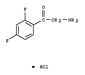 2-Amino-1-(2,4-difluorophenyl)ethanone hydrochloride (1:1)