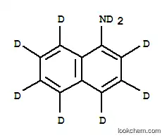 Molecular Structure of 78832-56-1 (1-AMINONAPHTHALENE-D9)