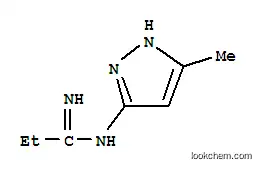 Molecular Structure of 788794-68-3 (Propanimidamide,  N-(5-methyl-1H-pyrazol-3-yl)-)
