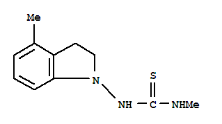 Thiourea,N-(2,3-dihydro-4-methyl-1H-indol-1-yl)-N'-methyl-