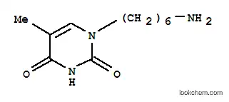 Molecular Structure of 790167-37-2 (2,4(1H,3H)-Pyrimidinedione,1-(6-aminohexyl)-5-methyl-(9CI))