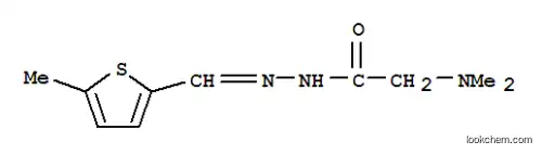 Molecular Structure of 790169-81-2 (Glycine, N,N-dimethyl-, [(5-methyl-2-thienyl)methylene]hydrazide (9CI))