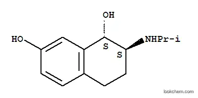 Molecular Structure of 790170-88-6 (1,7-Naphthalenediol, 1,2,3,4-tetrahydro-2-[(1-methylethyl)amino]-, trans- (9CI))