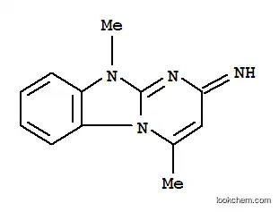 Molecular Structure of 790175-43-8 (Pyrimido[1,2-a]benzimidazol-2(10H)-imine, 4,10-dimethyl- (9CI))