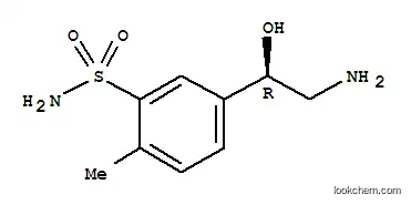 Molecular Structure of 790178-34-6 (Benzenesulfonamide, 5-(2-amino-1-hydroxyethyl)-2-methyl-, (R)- (9CI))