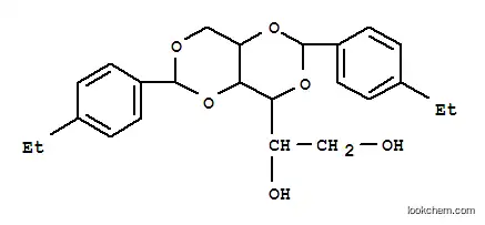 Molecular Structure of 79072-96-1 (1,3:2,4-BIS-O-(P-ETHYLBENZYLIDENE)-D-GLUCITOL)
