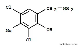 Molecular Structure of 791001-51-9 (Phenol, 6-(aminomethyl)-2,4-dichloro-3-methyl- (9CI))