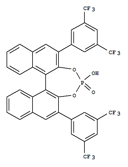 Dinaphtho[2,1-d:1',2'-f][1,3,2]dioxaphosphepin,2,6-bis[3,5-bis(trifluoromethyl)phenyl]-4-hydroxy-, 4-oxide, (11bR)- cas  791616-62-1