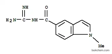Molecular Structure of 792163-48-5 (1H-Indole-5-carboxamide,N-(aminoiminomethyl)-1-methyl-(9CI))