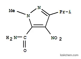 1H-Pyrazole-5-carboxamide,1-methyl-3-(1-methylethyl)-4-nitro-(9CI)