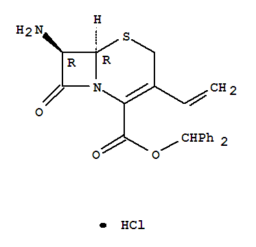 7-Amino-3-vinyl-3-cephem-4-carboxylic acid diphenylmethyl ester  monohydrochloride
