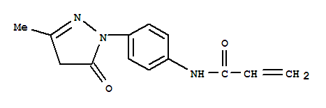2-Propenamide,N-[4-(4,5-dihydro-3-methyl-5-oxo-1H-pyrazol-1-yl)phenyl]-