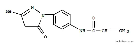 Molecular Structure of 79392-37-3 (N-[4-(4,5-dihydro-3-methyl-5-oxo-1H-pyrazol-1-yl)phenyl]acrylamide)